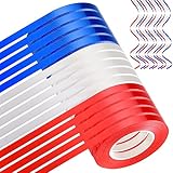 LACNNY 15 Rolls Patriotic Ribbons Red White Blue Curling Ribbon Balloon String Roll Assorted Color for DIY Craft Gift Wrapping, Party Decorations 3/16 Inch