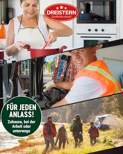 DREISTERN Jägertopf mit Nudeln & Champignons 900g I Herzhaftes Fertiggericht in Mikrowellenschale I Lange Haltbarkeit dank natürlicher Konservierung I Hausmacher Qualität – Bild 6