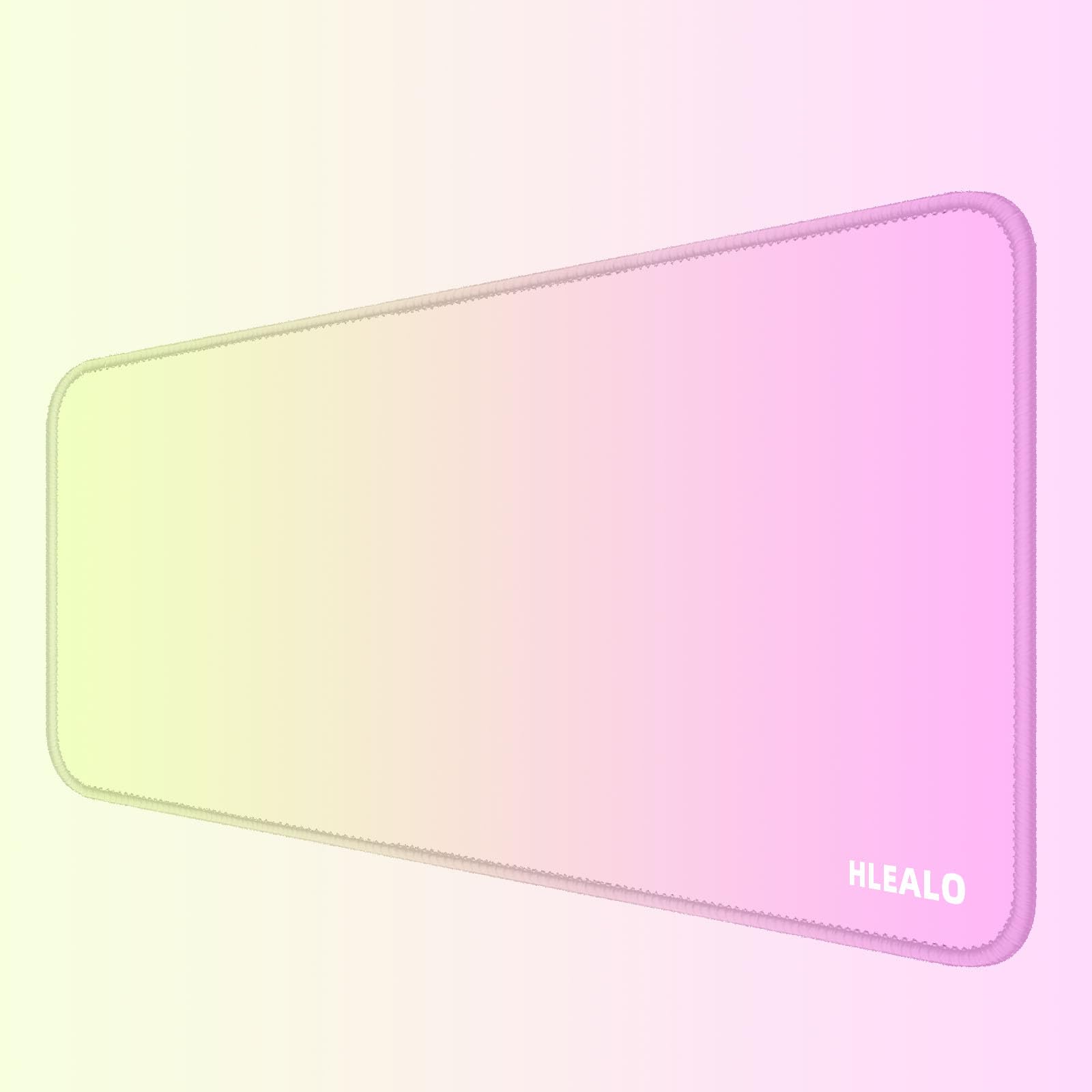 HIEALO Large Gaming Mouse Pad 31.5 x 11.8 in, Extended Desk Mat for Keyboard and Mouse, Non-Slip Rubber Base, Smooth Waterproof Surface, Stitched