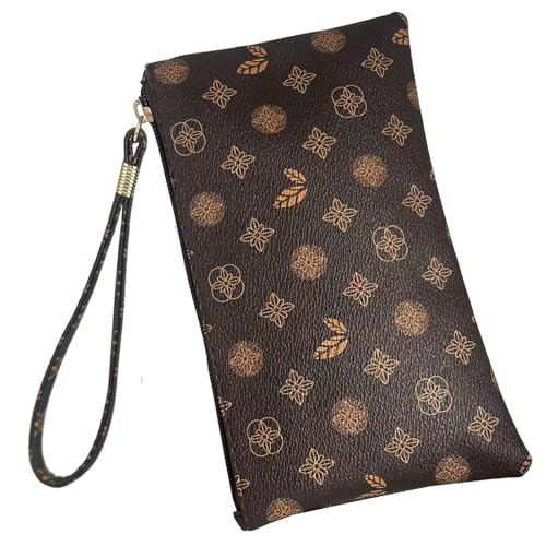Ladies' wallet, which can hold passports, credit cards, identification documents, mobile phones. It is equipped with a zipper closure for better security and easier access.