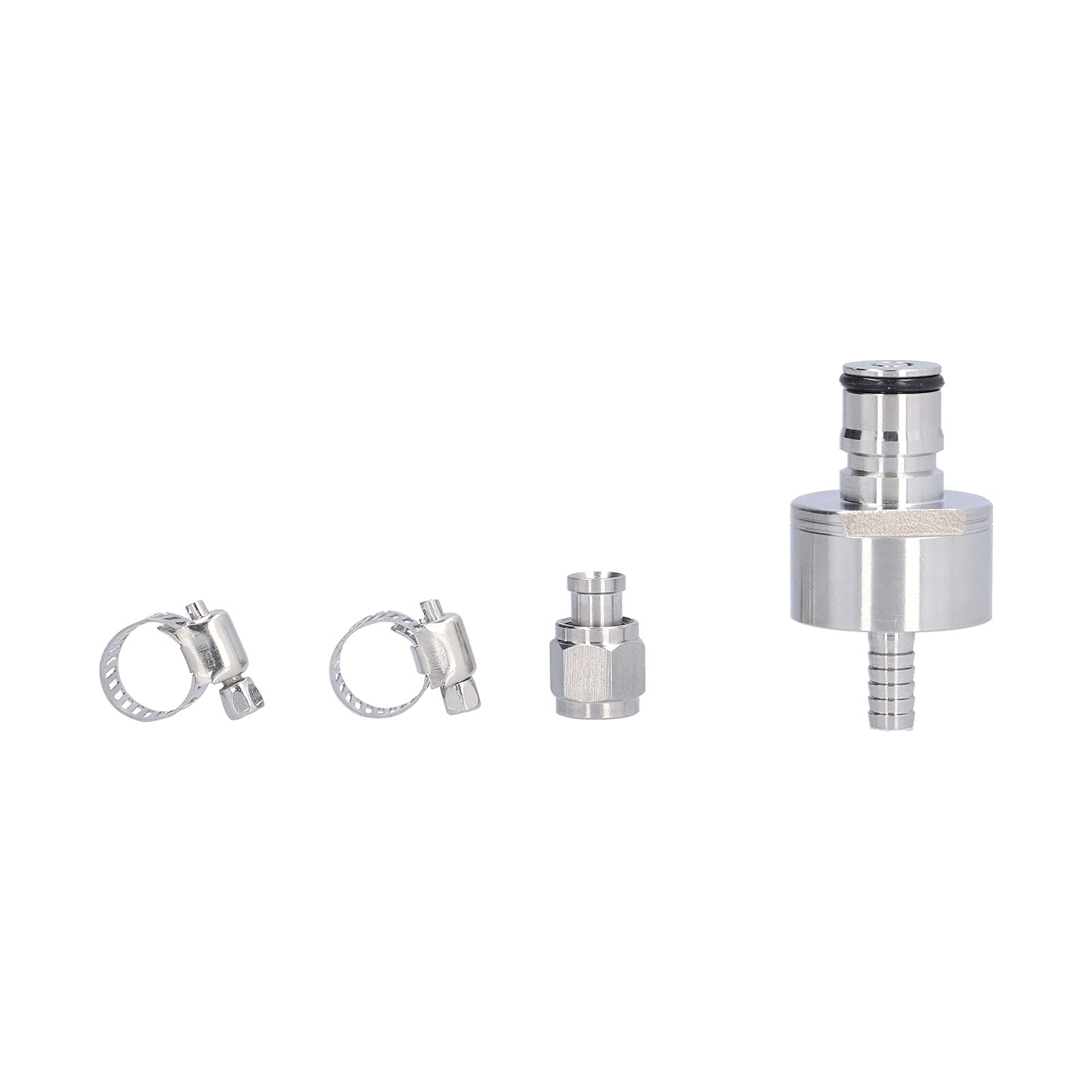 Assemblage de Ligne de BièRe à Verrouillage à Bille, Mur de Tuyau de Gaz Pliable de Carbonatation avec Bouchon de Carbonatation de 5/16 Po Accessoires de FûT de BièRe pour Distributeur D'eau de BièRe