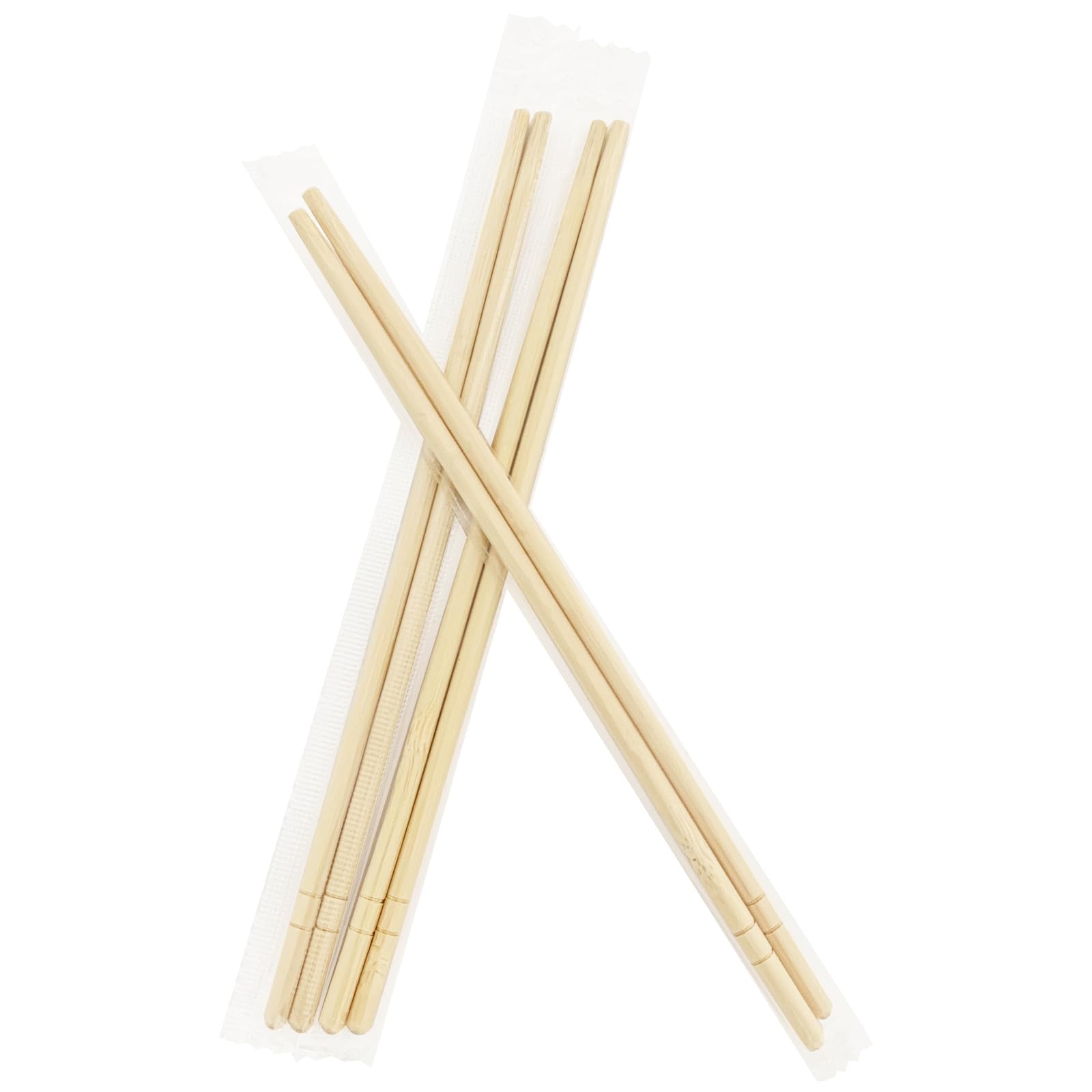 1000 Pairs 8 Inch Disposable Chopsticks, Separated Sleeved Individually Clear Packaged Wrapped Disposable Bamboo Chopsticks, Bamboo Wooden for Noodles, Sushi, Asian Food — Amazon image 7