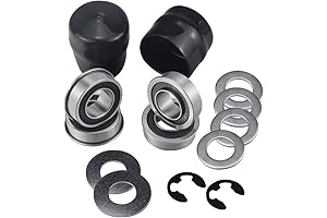 9040H Front Wheel Bushing to Bearing Conversion Kit Compatible with Husqvarna Lawn Tractor