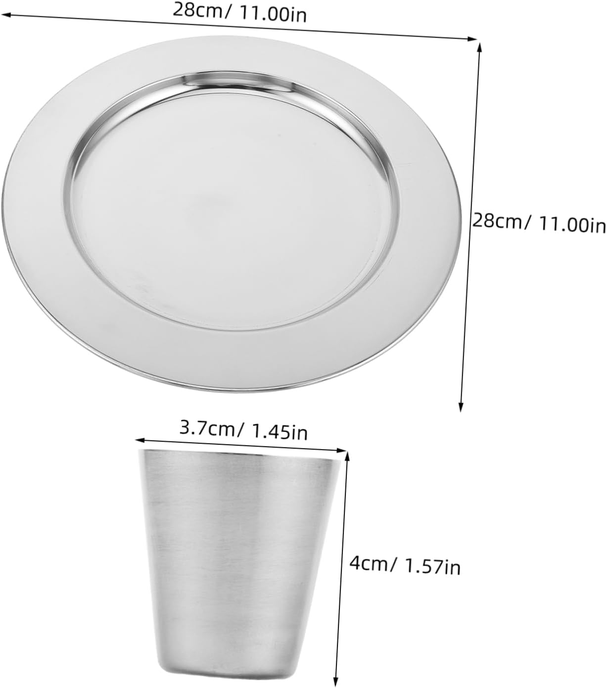 ABOOFAN Stainless Steel Communion Metal Holy Cups Church Service Cups Ritual Worship Chalice