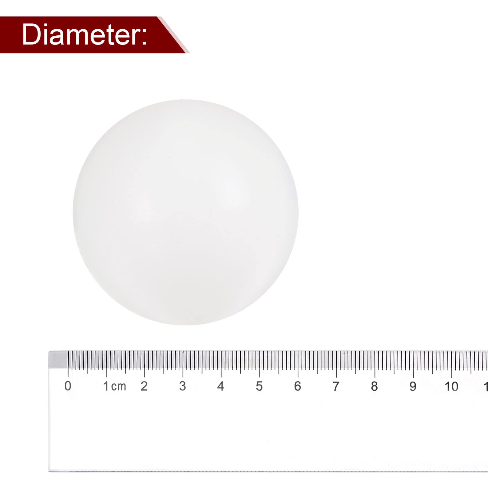 Large Solid Balls Plastic 50mm 60mm 70mm 80mm Pa Nylon Plastic Sphere Nylon Hard Big Solid
