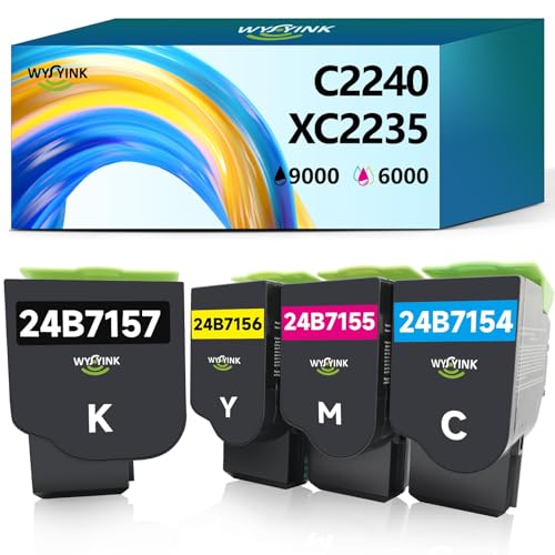 Toner de rechange haut rendement Lexmark 24B7154 pour imprimante C2240