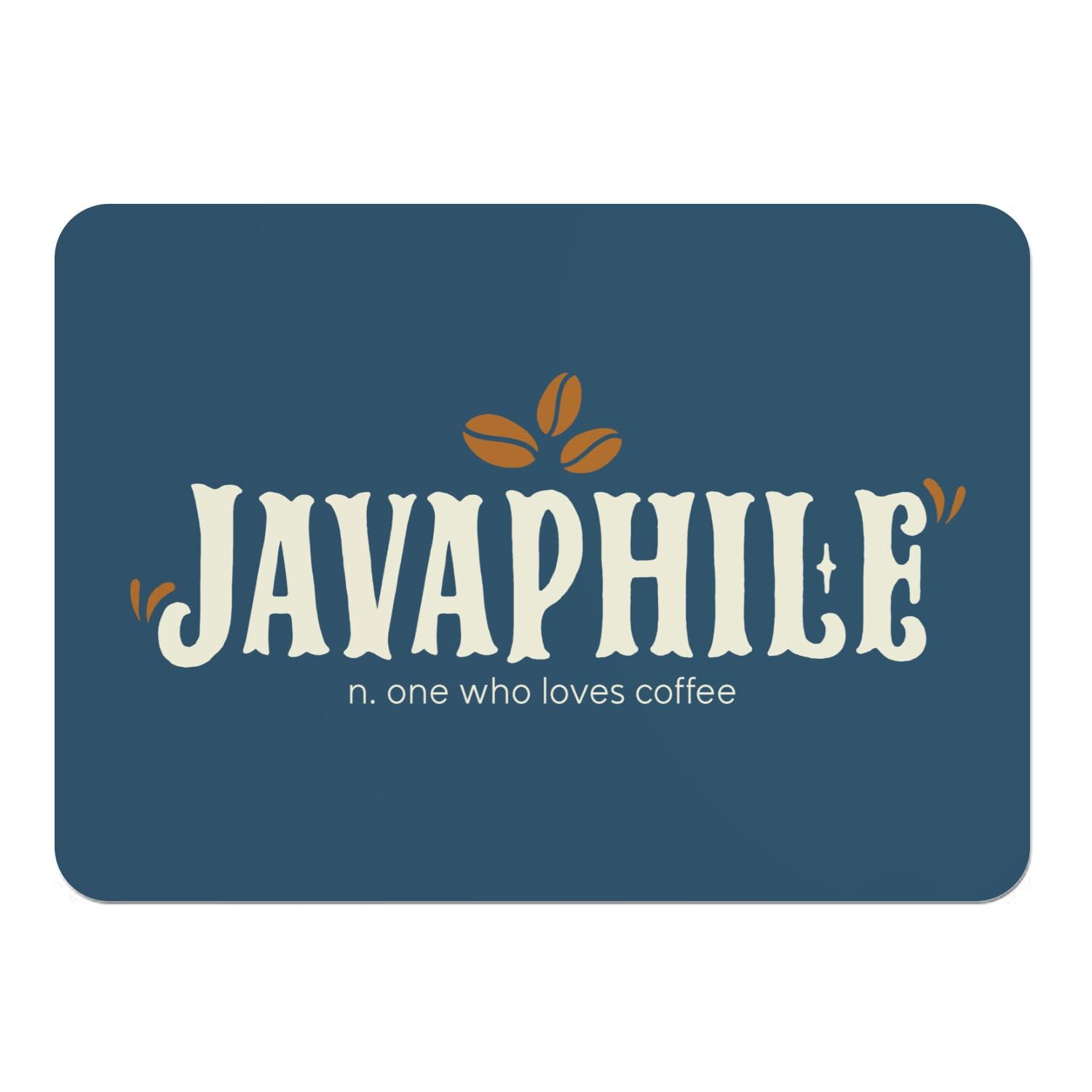 Sets de table en liège Javaphile bleu pour éviter les taches de café et les rayures