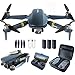 800 Meter Reichweite faltbare Drohne mit Kamera für Anfänger – 60+ Min. Flugzeit, WiFi FPV Quadrocopter mit 4K HD-Kamera, bürstenlosem Motor, Auto-Hover, Auto-Follow (3 Akkus)