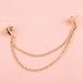 Hot Spike Stud Blouse Shirts Collar Neck Tip Brooch Pin Chain Necklace Punk 05