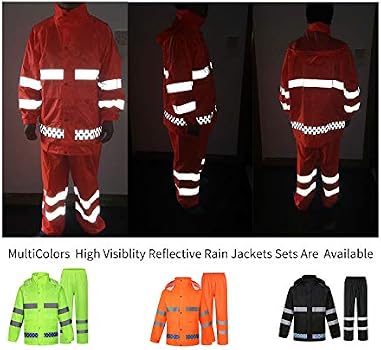 High Visibility Reflective Rain Coats 