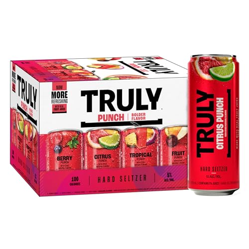 TRULY Hard Seltzer Punch Variety 12 Pack 12 OZ Cans
