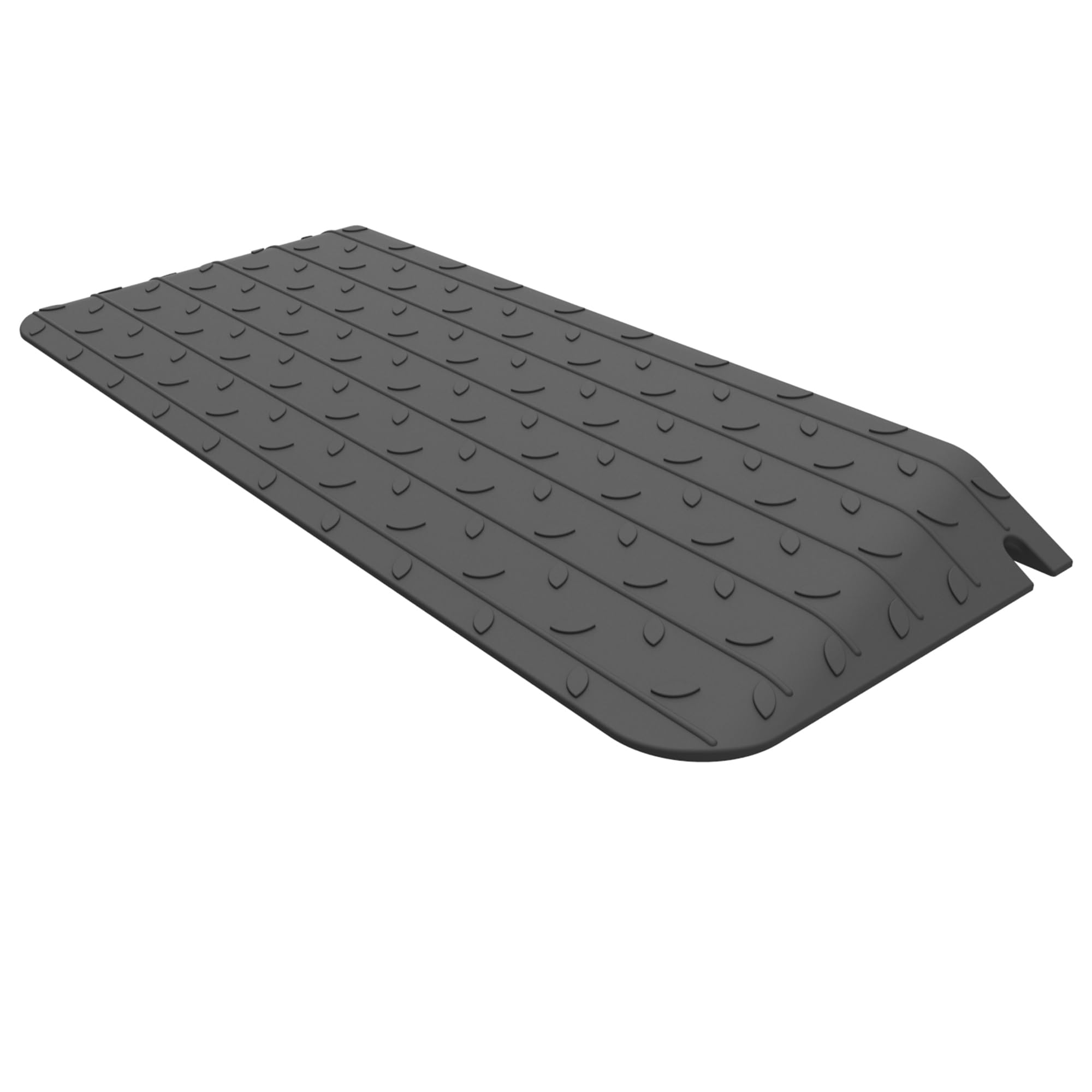 Rampa de Goma para sillas de Ruedas,Alto 6 cm Umbral Rampas,1 Piezas,Antideslizantes Rampas Sillas de Ruedas para Umbrales Escaleras,para sillas de Ruedas, Scooters
