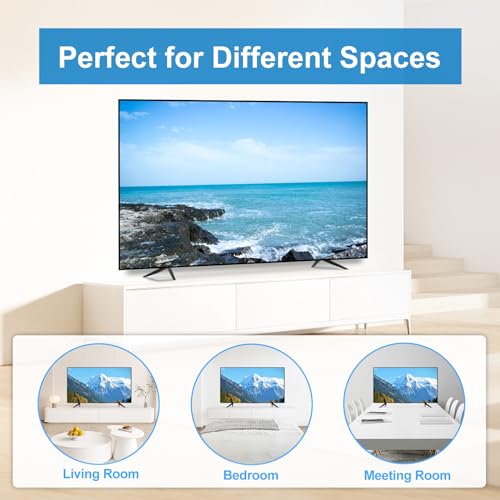 Image of Metal Base TCL TV Legs for 70 inch 75 inch TCL Roku TV Stand Feet Replacement