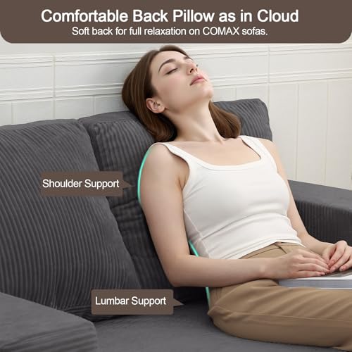 Image of COMAX Futon Sofa Bed, Convertible Sofa Bed, Folding Boneless Couches | Boneless Couch for living room, 4‑in‑1 Fold Out Small Foldable Loveseat Floor Sleeper Mattress Lounge Space‑Saving