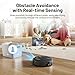 Tipdiy Robot Vacuum and Mop Combo, 4200Pa Powerful Robotic Vacuum Cleaner with Self-Charging, Home Automatic Robot Aspiradora for Hardwood Floor, Low Carpet, Pet Hair, App&Voice&Remote Control