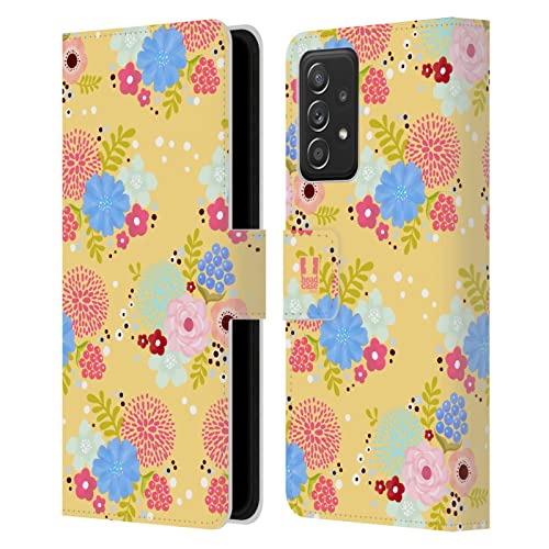 Housse fleurs Galaxy A52s jaune floral pour illuminer vos sorties et voyages