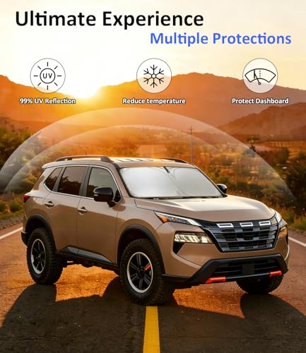 Image of Sun Shade for Nissan Rogue 2021-2024 2025 2026(Not for Rogue Sport)