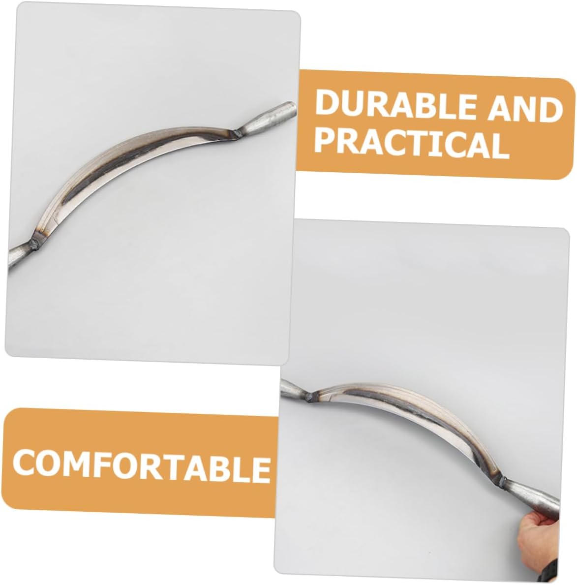 Bark Scarper Tool Curved Carbon Steel Debarking Scraper for Efficient Tree Bark Stripping and Easy to Clean Gardening Tool for Landscaping and Fruit Trees