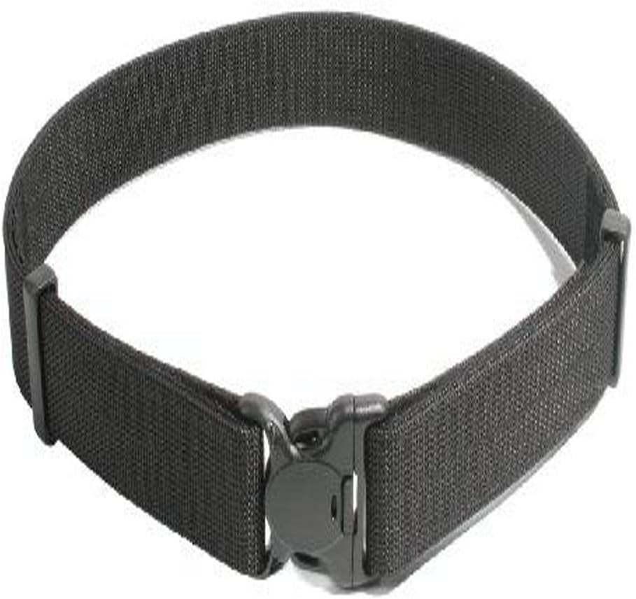 Black Web Duty Belt with Hook and Loop Closure - Small