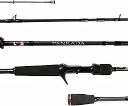 VARA PARA CARRETILHA LUMIS PANKADA 6'0" (1.82M) 10-25LB CARBONO IM8-2 PARTES
