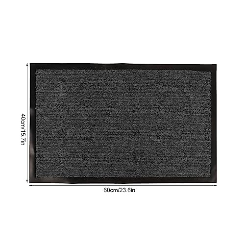 Mat à porte intérieur machine lavable - Tapis de sol absorbant et antidérapant 2pcs - 4