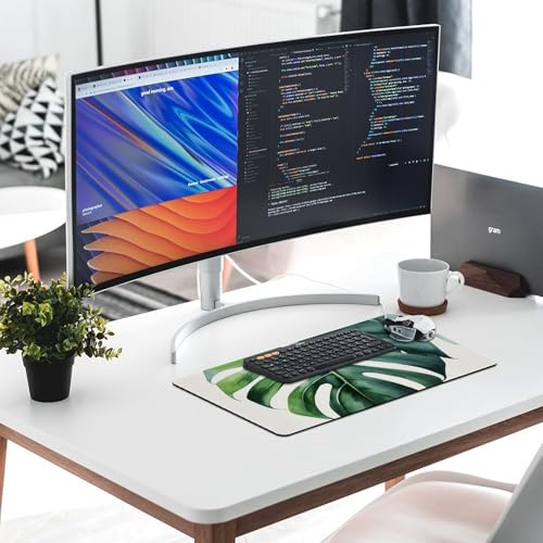 Alfombrilla para escritorio Monstera Leaf XL antideslizante miniatura 6