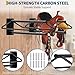 ActiveTrail 6 Pack Heavy Duty Wall Mounted Saddle Rack with Pad Bar, Steel Saddle Stand & Blanket Holder for English/Western Saddles, Tack Room, Horse Stall
