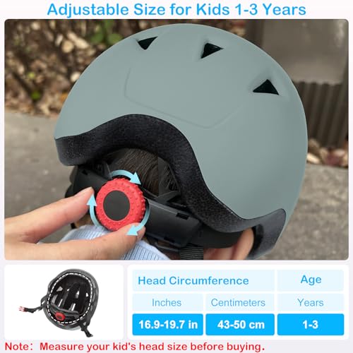Image of Toddler Helmet, Baby Infant Kids Bike Helmet for Kids Age 1-3 /2-4 /3-5 /5-8 Adjustable Toddler Bike Helmets for Boys Girls for Scooter Skateboard Cycling