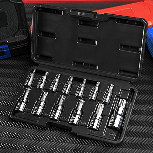 Epauto ST-005-1 Torx Bit Socket Set, Star Socket T8-T60 thumb #1