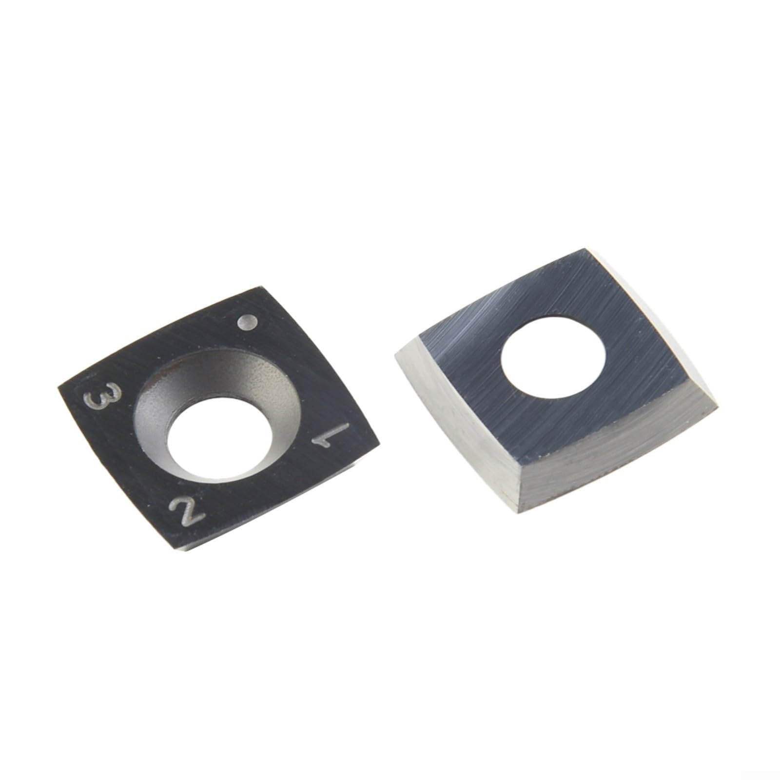 Inserti quadrati in carburo, 15 x 15 x 25 mm, raggio R150, lame di ricambio per pialla e cesoie a spirale, per lavorazione del legno, confezione da 10