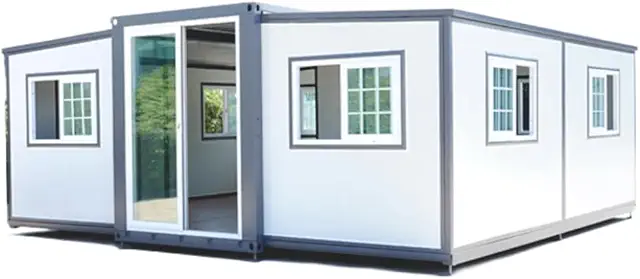 Geïsoleerd tuinhuis met toilet: BOVONO Prefab Kleine Woning 19x20 FT
