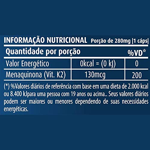 Kit 2 Vitamina K2 280mg Apisnutri 60 cápsulas