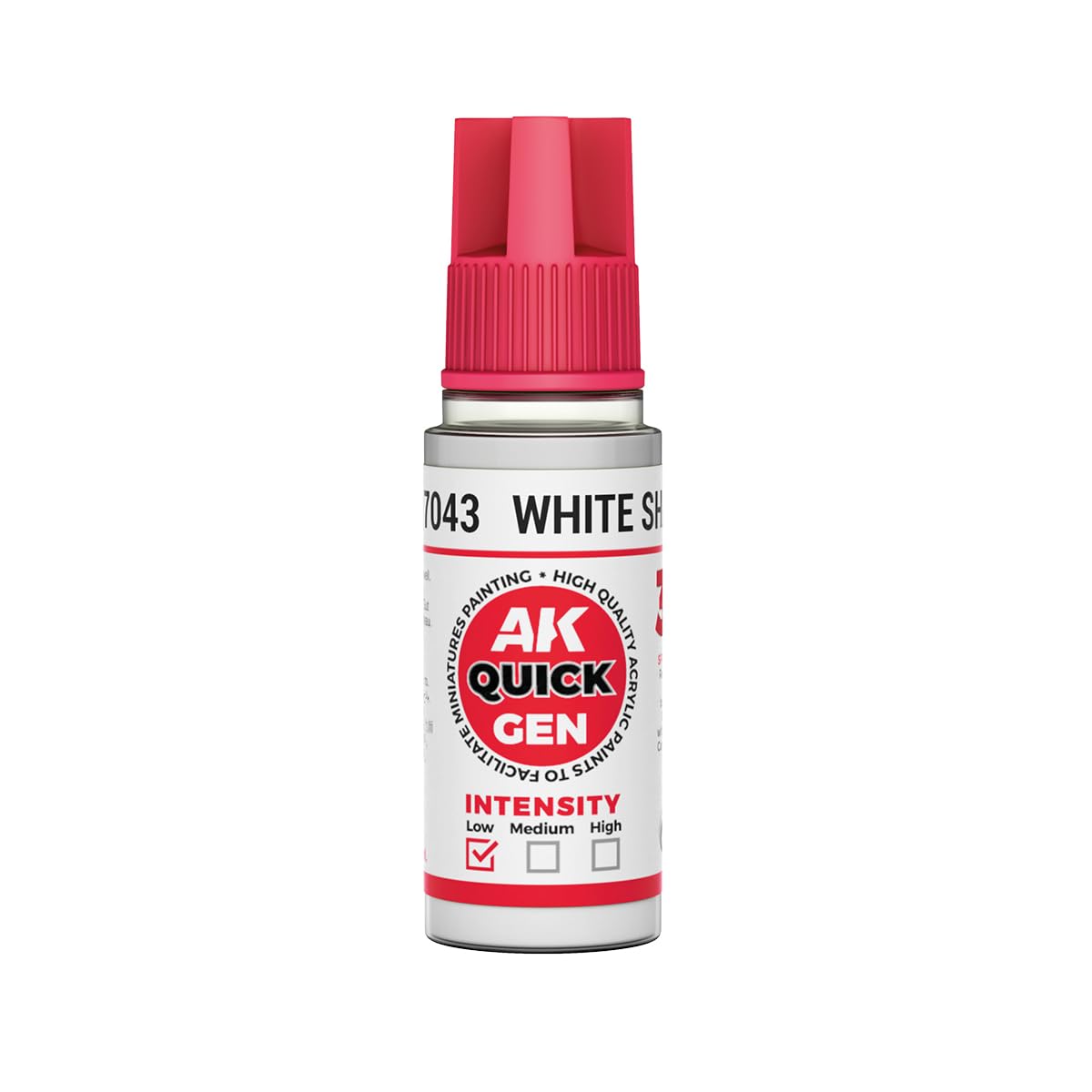 AK Interactive Quick Gen 17043 White Shadow 18ml Acrylic Paint