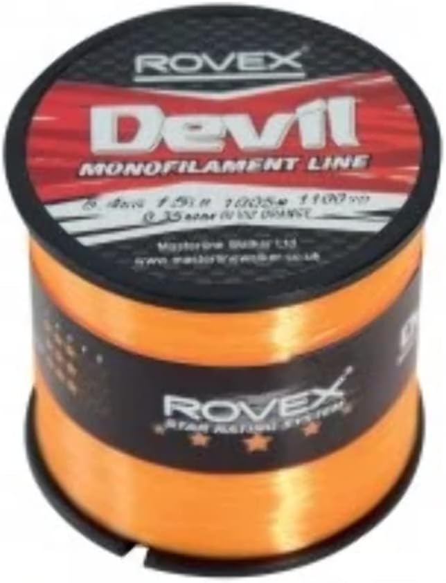 RovexDevil Monofilament Line Hi Viz Orange 50lb