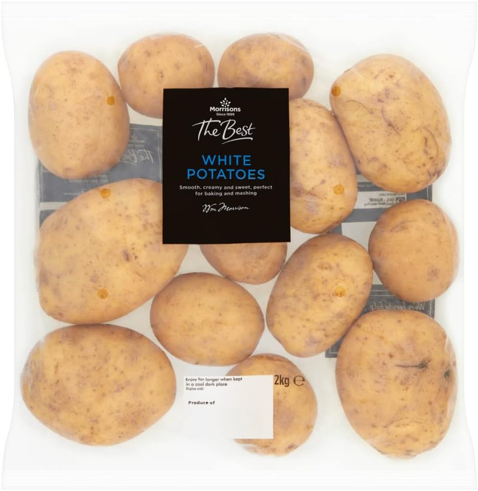 Morrisons Morrisons The Best White Potatoes, 2 kg Amazon.co.uk Grocery