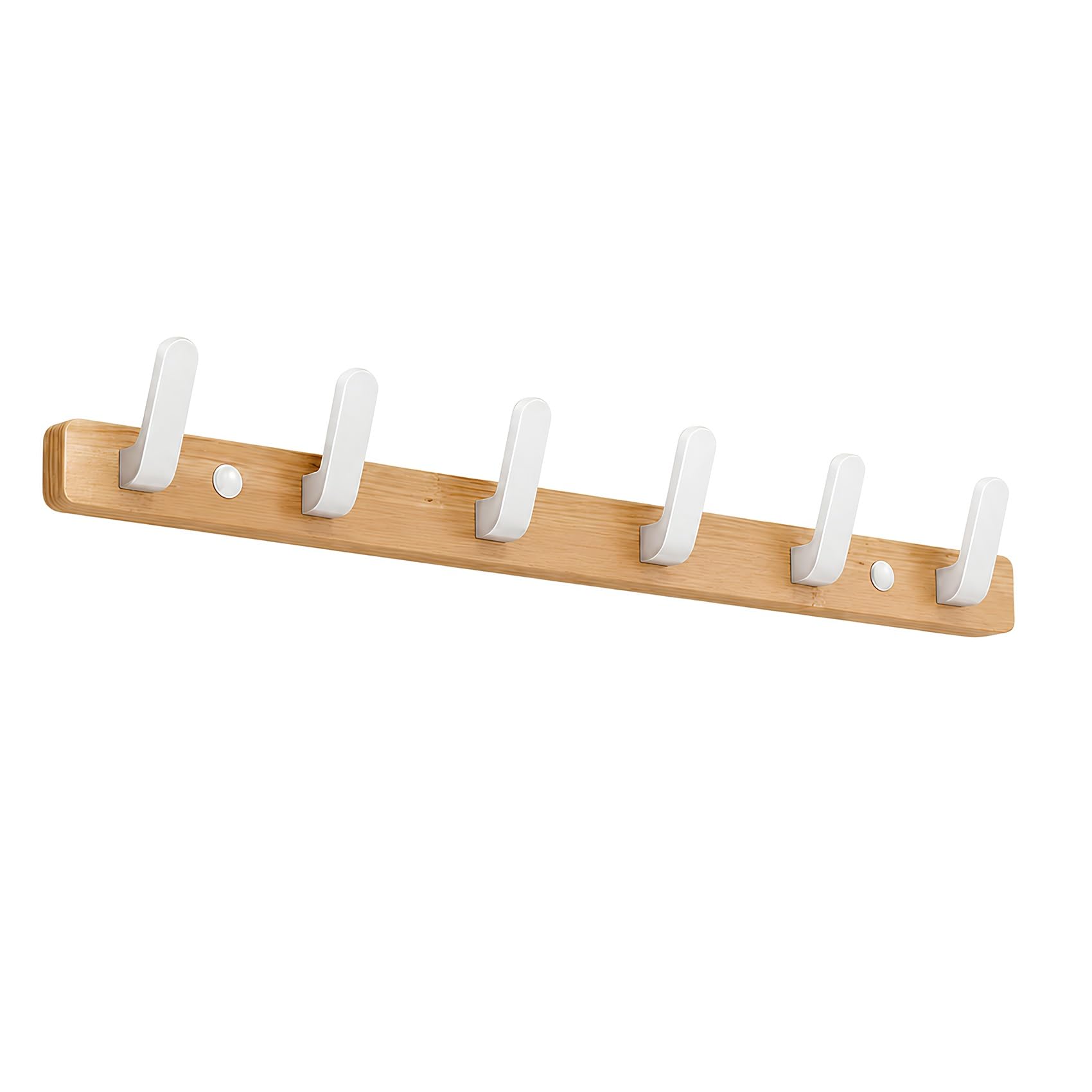 Tzufa Crude Wood Wooden Coat Hooks Coat Rack Wall Mounted Easy Install Wall Hooks