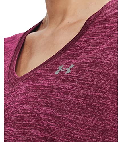 Image of Under Armour Womens Tech V-Neck Twist Short-Sleeve T-Shirt