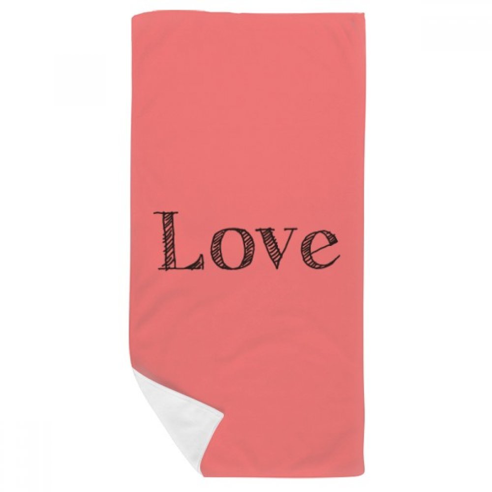 Serviette de bain douce multicolore 35x70cm pour une salle de bain romantique