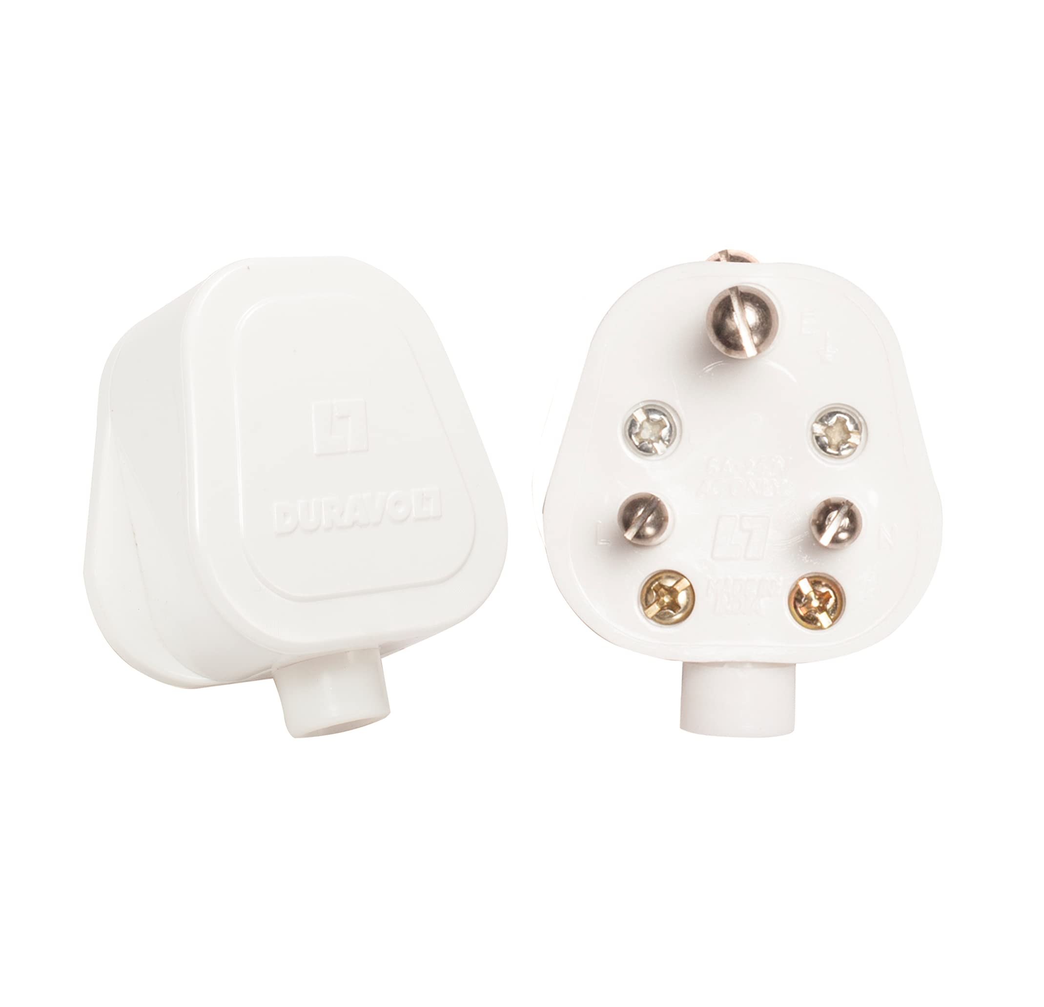 Duravolt Polycarbonate 3 Pin Plug Top 6 amp (White) (Pack of 5) (B08BCSMKHQ) Amazon Price History, Amazon Price Tracker