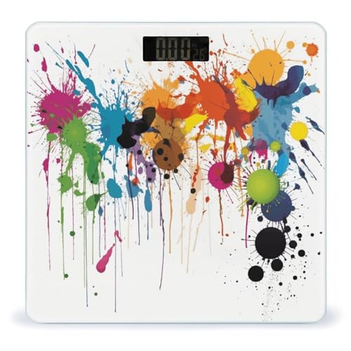 Báscula Digital de Baño con Pantalla LCD y Vidrio Templado miniatura 1