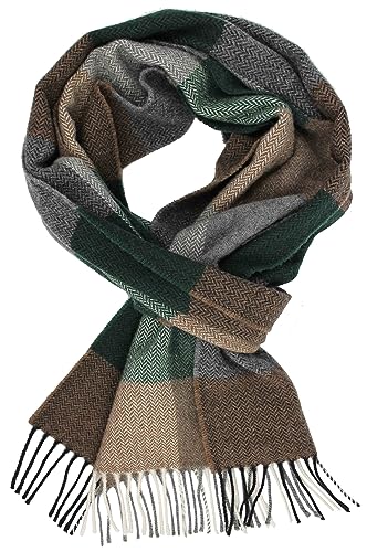 Écharpe pour homme en laine Rotfuchs contre le froid hivernal avec style
