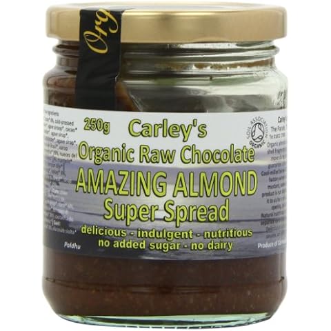 Carley's Organic Raw Chocolate and Almond Butter 250 g (Pack of 3 Cover