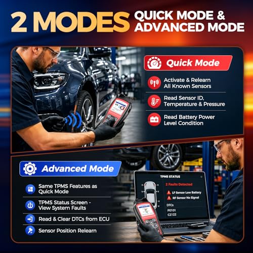 Image of Autel MaxiTPMS TS508WF KIT, TPMS Programming Relearn Tool, Lifetime Update
