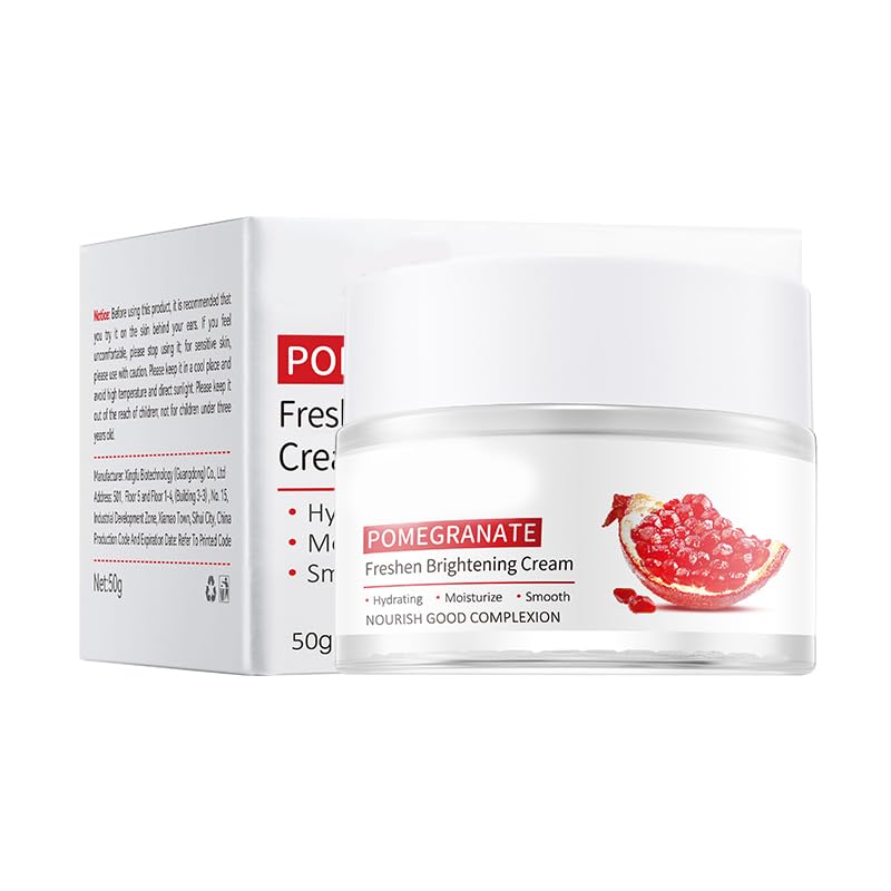 Rostblant Crema Facial de Granada, Cosmética Natural Crema de Tratamiento Facial Previene las Manchas de Pigmentación, Hidratante Reduce las Arrugas y Aumenta la Elasticidad