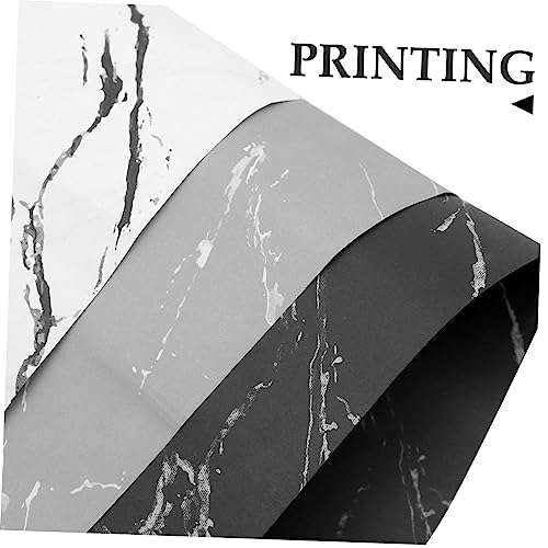 Papier pour boîtes de marbre noir blanc gris résistant pour vos DIY - 3