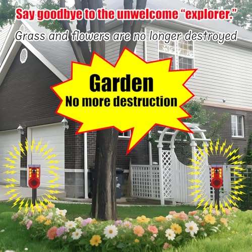 Image of Solar Motion Sensor Alarm Device - Waterproof, Multi-Mode, Wide-Angle Sensing, 129dB Alarm & Strobe Lights for Indoor & Outdoor Security 6Pack