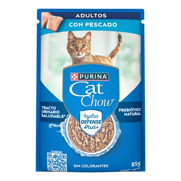 Purina Cat Chow Pescado Alimento Húmedo Gatos Adultos 85 g
