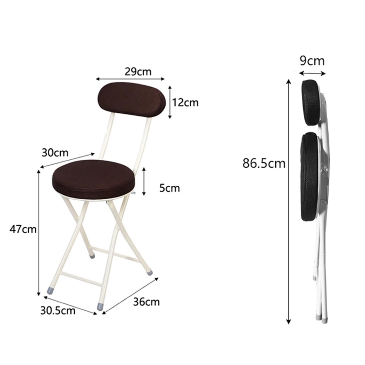 Amazon｜[Donahutt03] カウンターチェア 折りたたみ 36*31*74W