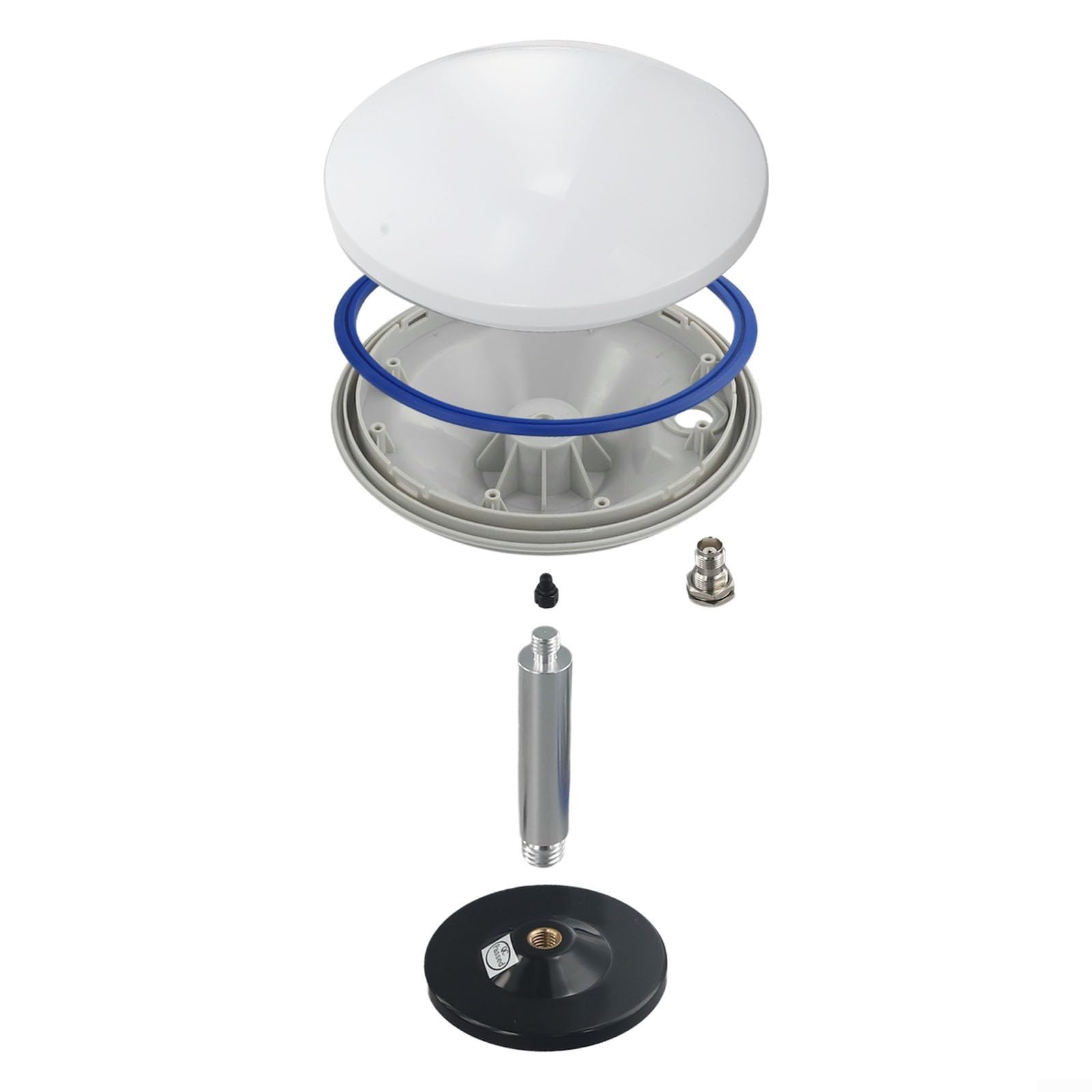 Guscio antenna per sistemi GNSS a banda completa, migliora le prestazioni nelle attività di rilevamento e ingegneria (blu)