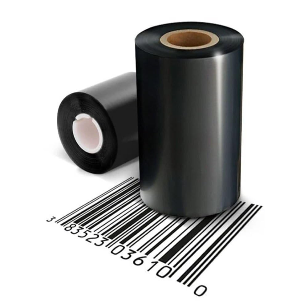 TrueLabel Thermal Transfer Ribbon –110MM x 300M Wax Barcode Printer Ribbon Roll for Zebra, TSC, SATO, Citizen – Black Ink, 1 Inch Core, Barcode Label Printing Roll-image-40